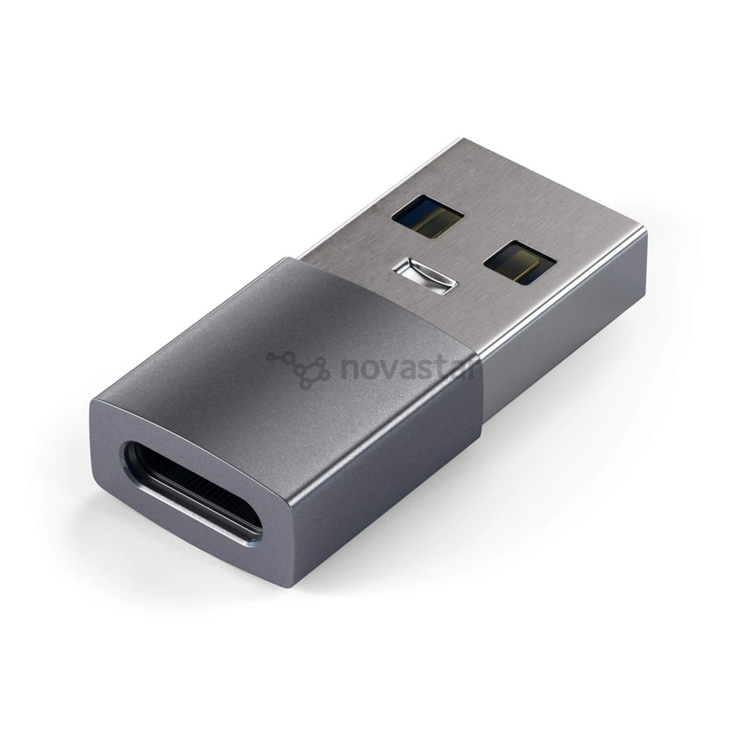Satechi, USB A-USB C, pilkas - Adapteris