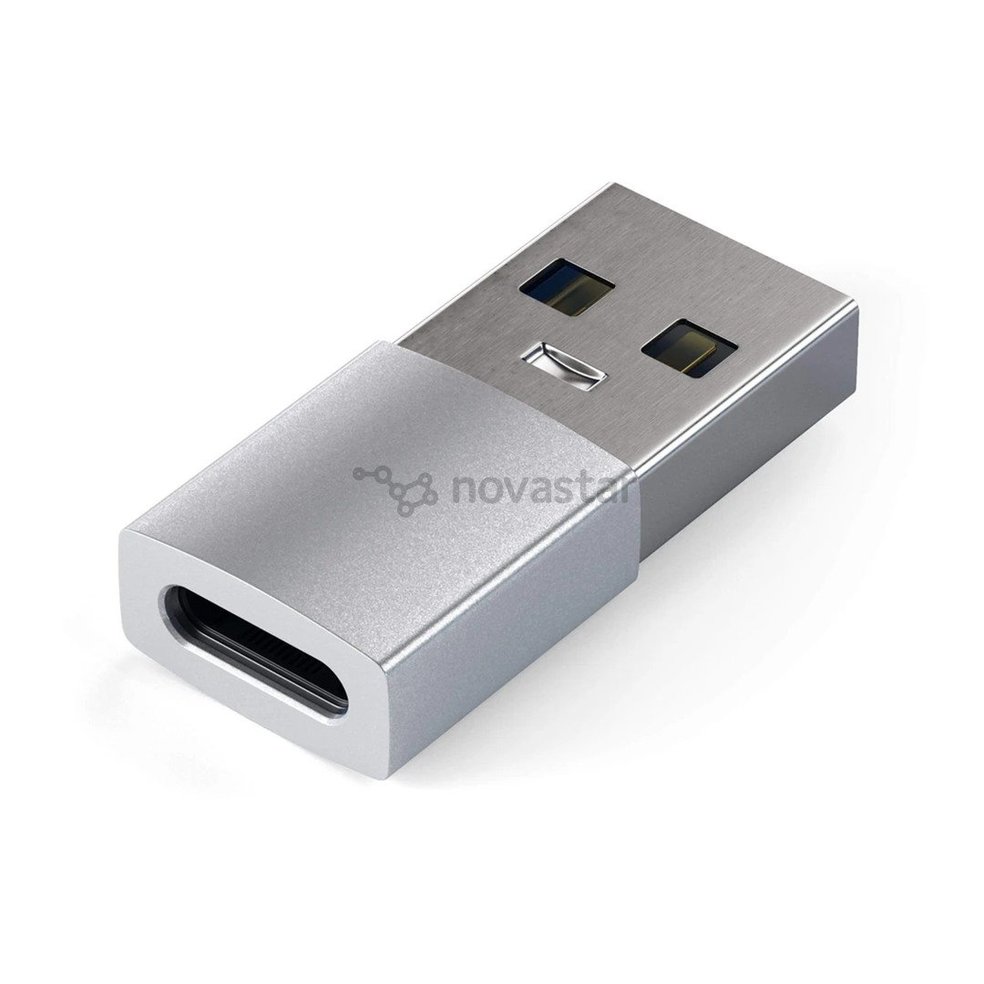 Satechi, USB A-USB C, pilkas - Adapteris