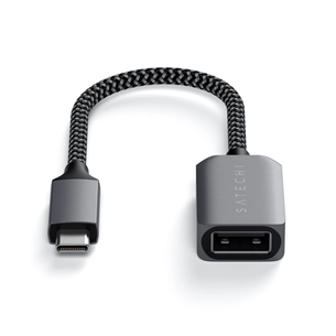 Satechi, USB A 3.0-USB C, серый - Адаптер