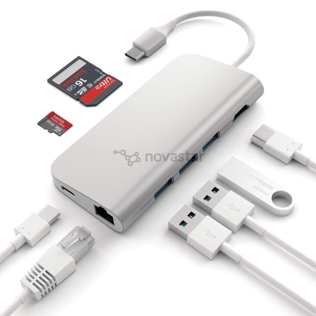 Satechi USB-C Multiport 4K Ethernet ST-TCMAS
