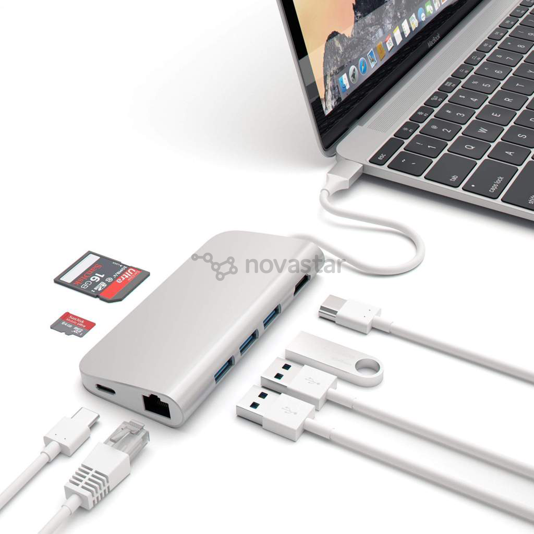 Satechi USB-C Multiport 4K Ethernet ST-TCMAS