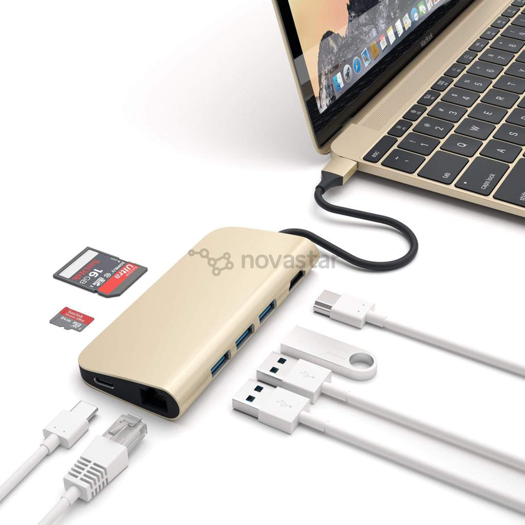 Satechi USB-C Multiport 4K Ethernet ST-TCMAG