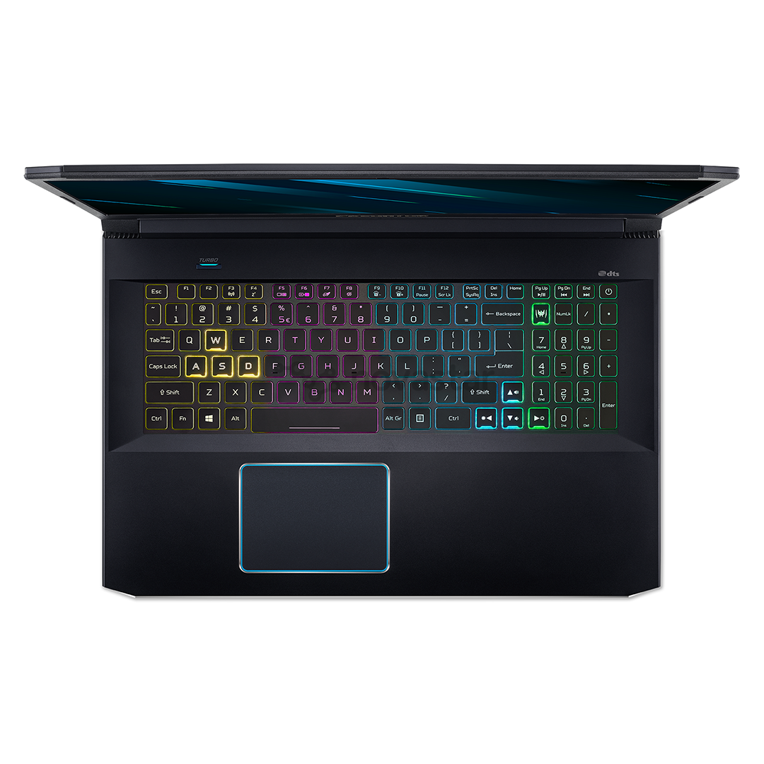 Nešiojamas kompiuteris Acer Predator PH317-54/Intel Core i7-10750H/nVidia GeForce RTX 2060 6GB/SSD512GB/RAM16GB/US/(ATNAUJINTAS)