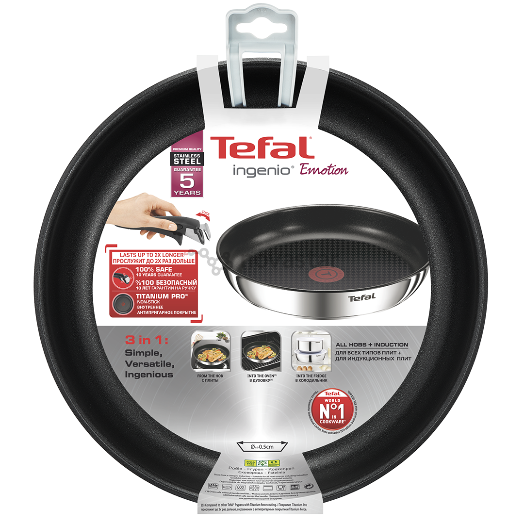 Keptuvė Tefal Ingenio Emotion, 28cm (be rankenos)