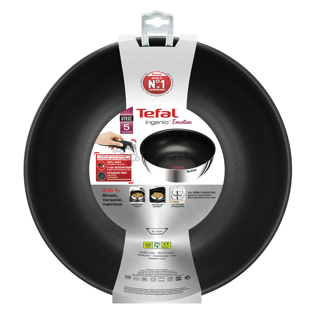 Keptuvė Tefal Wok Ingenio Emotion, 26cm(be rankenos)