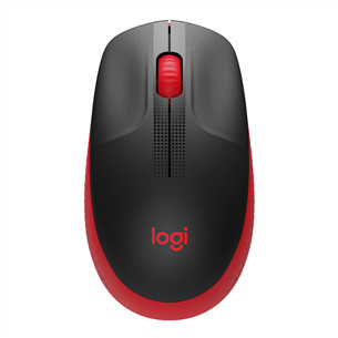 Pelė Logitech M190, Belaidė, Raudona