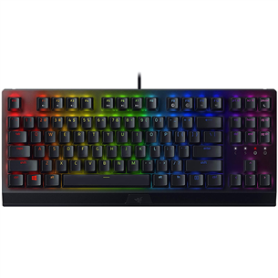 Razer BlackWidow V3 TKL Razer Green, RUS, черный, RGB - Механическая клавиатура RZ03-03490700-R3R1