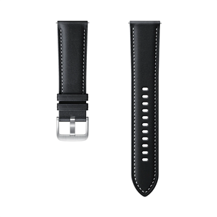 Dirželis Samsung Galaxy Watch 3, 22 mm, Odinis, Juodas