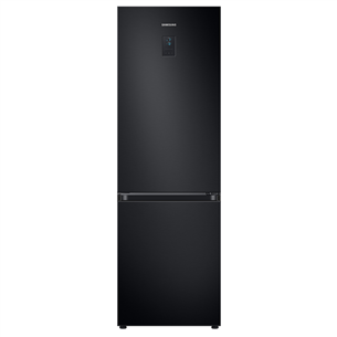 Samsung, NoFrost, 344 L, height 186 cm, black - Refrigerator