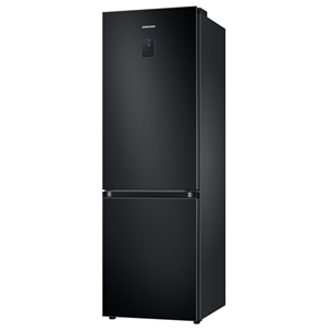 Samsung, NoFrost, 344 L, height 186 cm, black - Refrigerator