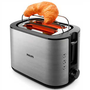 Philips Viva Collection, 950 W, black/inox - Toaster