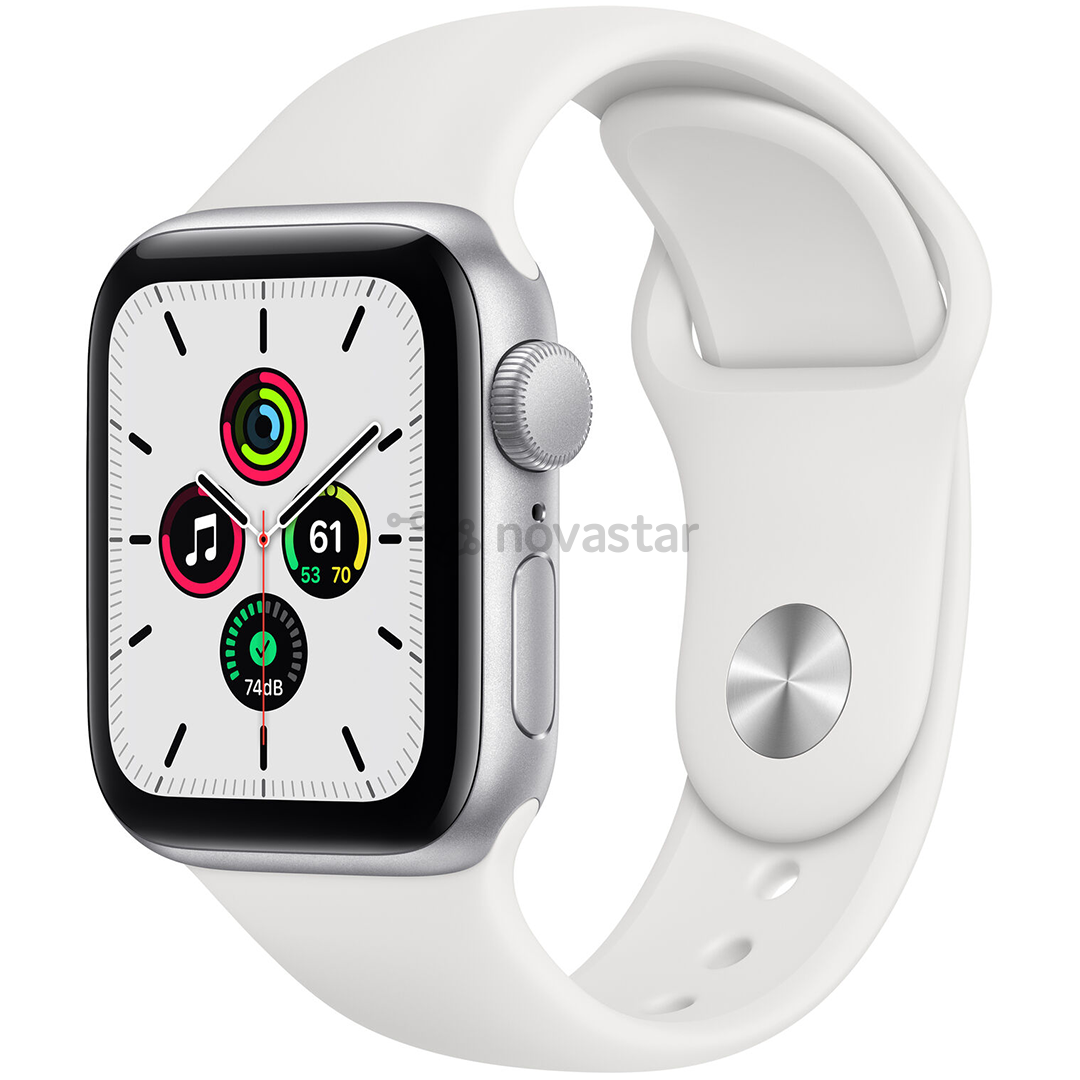 Išmanusis laikrodis Apple Watch SE, 44mm, Silver/White
