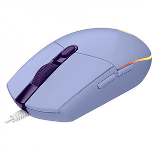 Logitech G102 LightSync, violetinė - Pelė