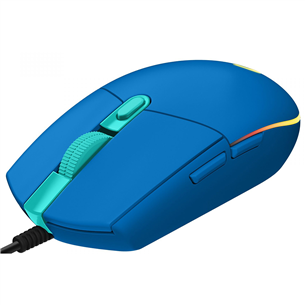 Pelė Logitech G102 LightSync, Mėlyna