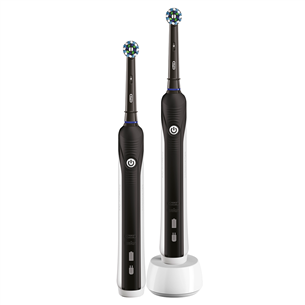 Elektrinis dantų šepetėlis Braun Oral-B Pro 790, 2 vnt., juodas