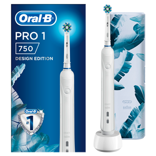 Braun Oral-B Cross Action White, travel case, white - Electric toothbrush PRO1750W