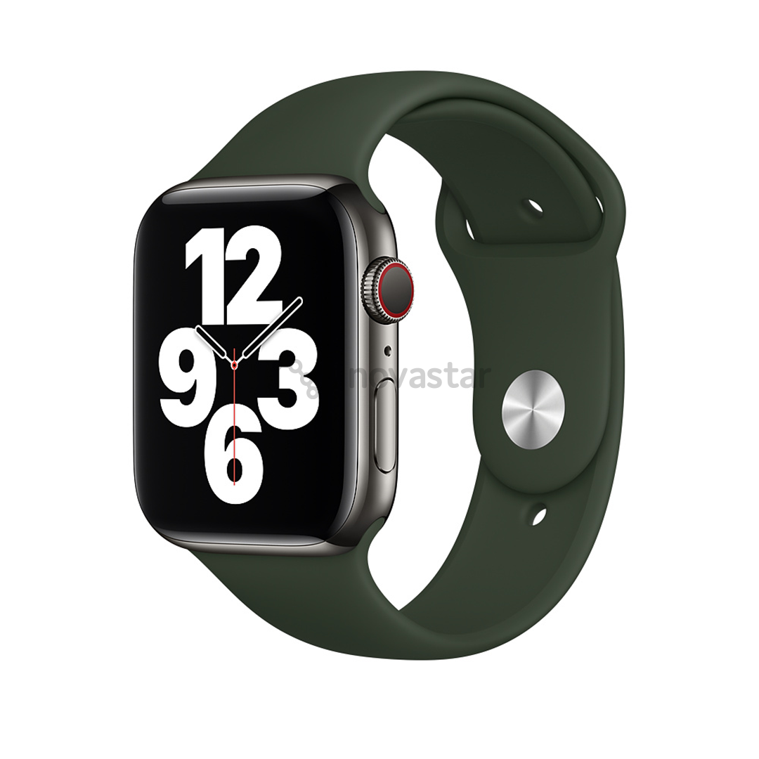 Dirželis Apple Watch Cyprus Green Sport Band, 44mm
