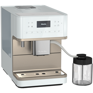 Miele MilkPerfection, white/beige - Espresso Machine