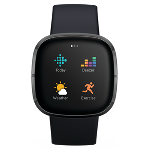 Išmanusis laikrodis Fitbit Sense, Graphite/Black