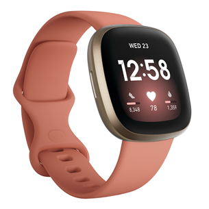 Išmansis laikrodis Fitbit Versa 3, Gold/Pink FB511GLPK