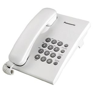 Laidinis telefonas Panasonic KXTS500FXW, White KXTS500FXW