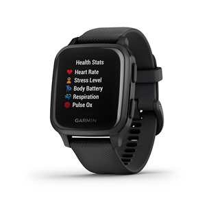 Išmanusis laikrodis Garmin Venu Sq Music, Black/Black