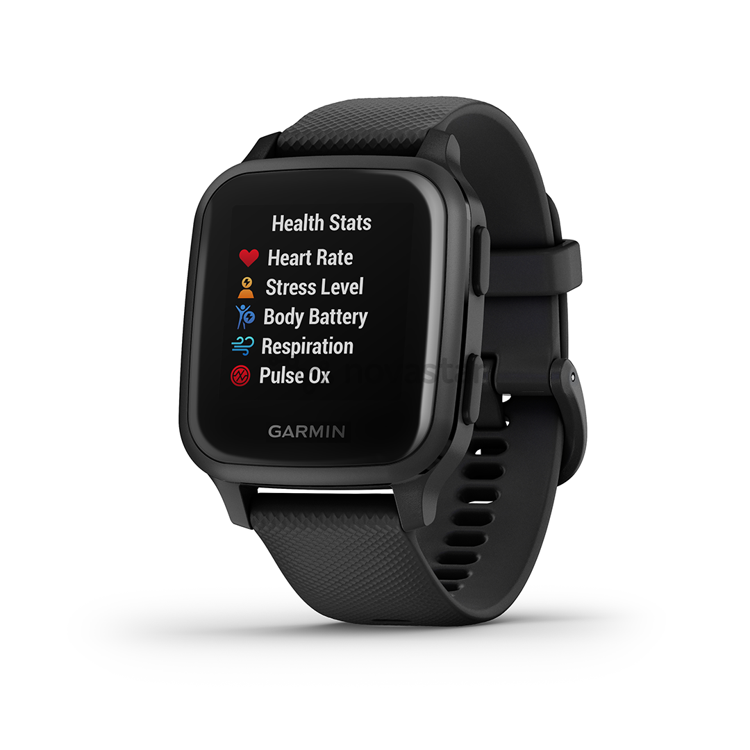 Išmanusis laikrodis Garmin Venu Sq Music, Black/Black