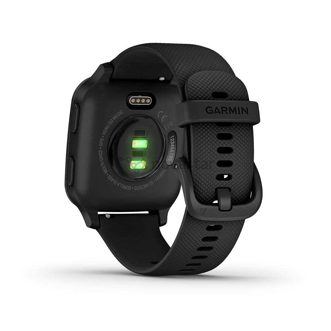 Išmanusis laikrodis Garmin Venu Sq Music, Black/Black