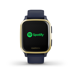 Išmanusis laikrodis Garmin Venu Sq Music, Dark Blue/Gold