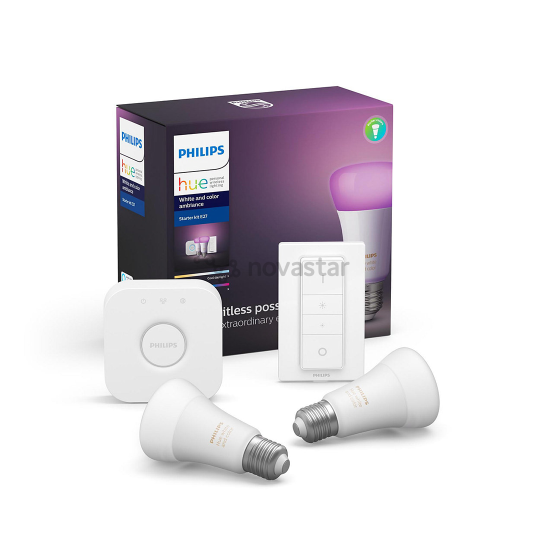 Lempučių rinkinys Philips E27, Balta ir Spalvota