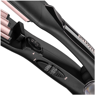 BaByliss, up to 210 °C, black/pink - Hair crimper