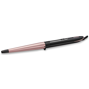 BaByliss, диаметр 13-25 мм, 160-210°C, черный/розовый - Конусная плойка