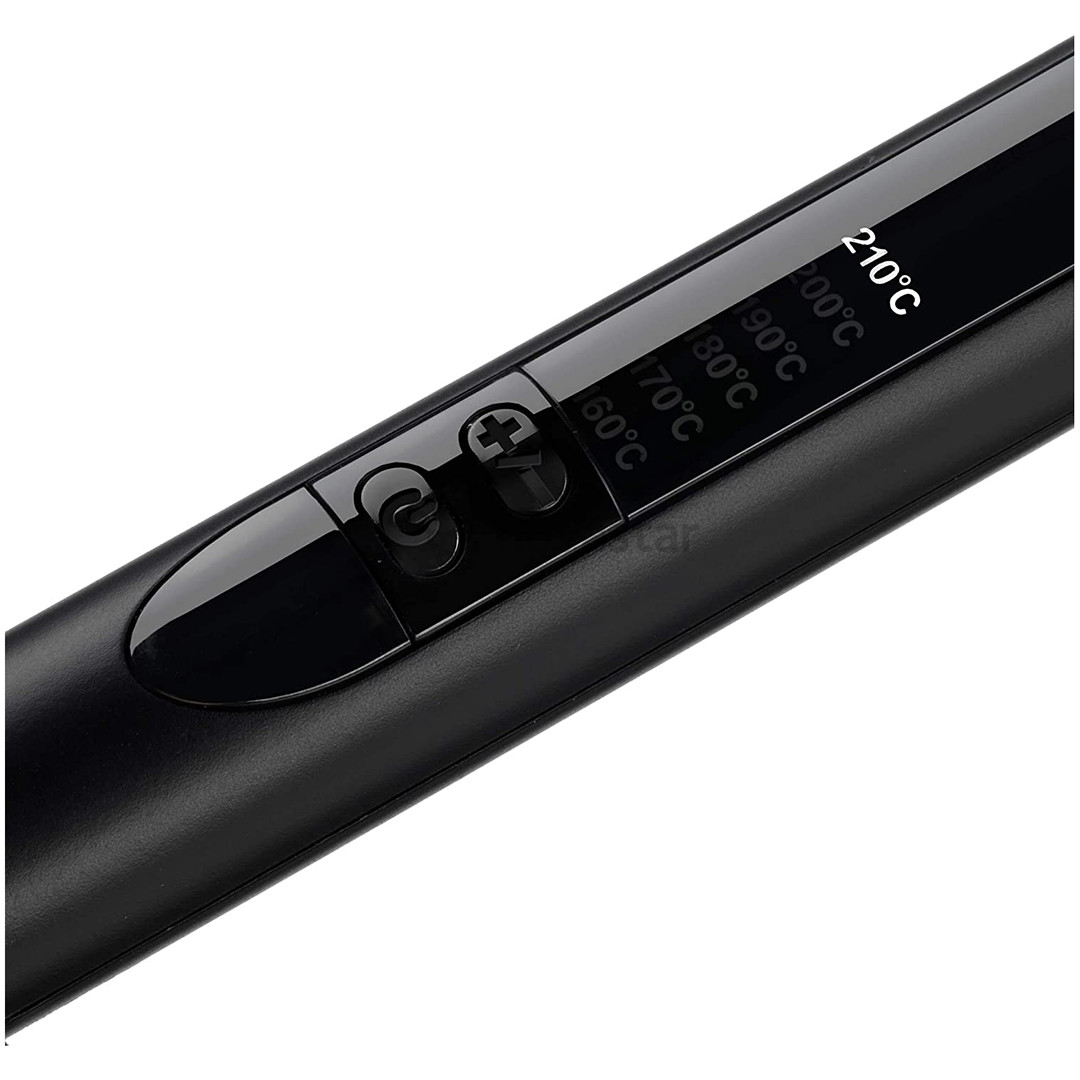 BaByliss, диаметр 13-25 мм, 160-210°C, черный/розовый - Конусная плойка