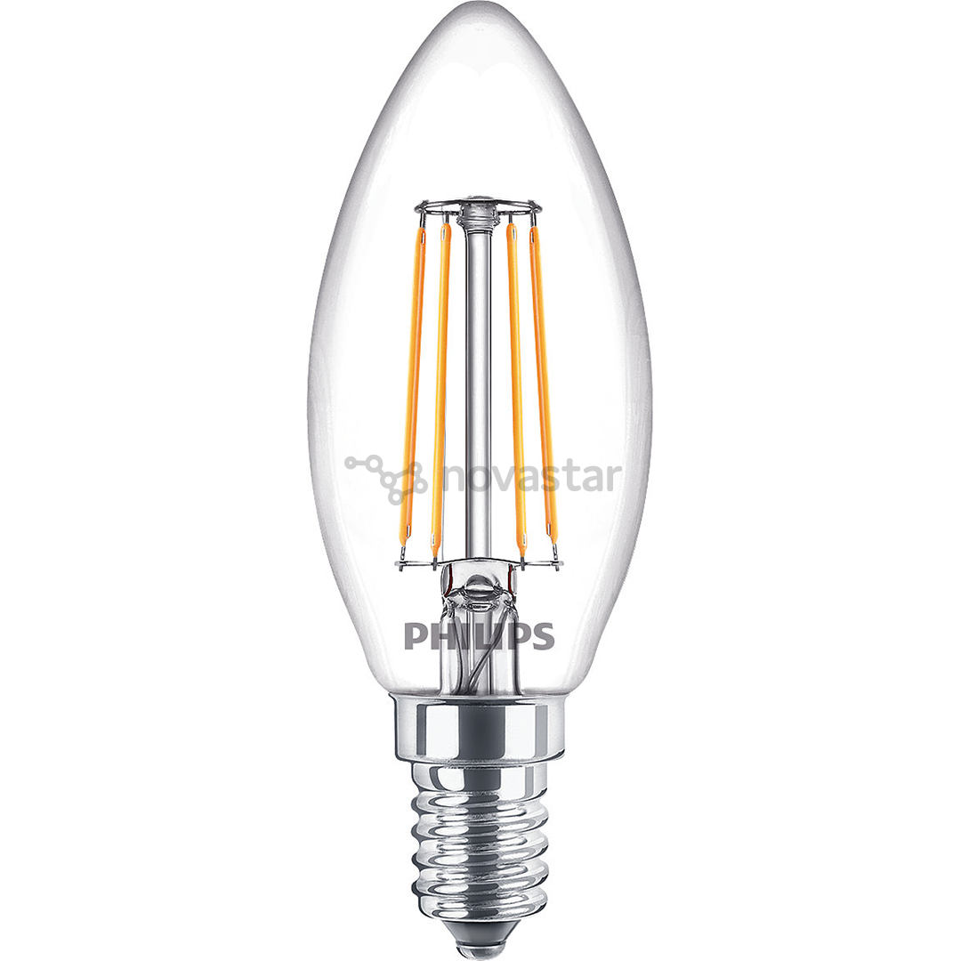 Lemputė Philips LED, E14 40W, Warm white