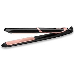 BaByliss, 140-235 °C, black/pink - Hair straightener