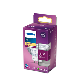 Lemputė Philips LED, GU5.3 35W, Warm white