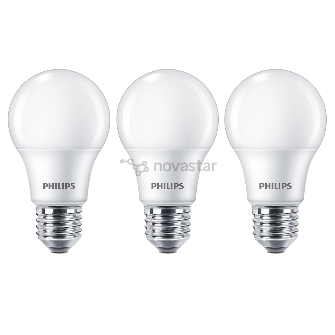 Philips, E27, 60W - 3 x LED lamp