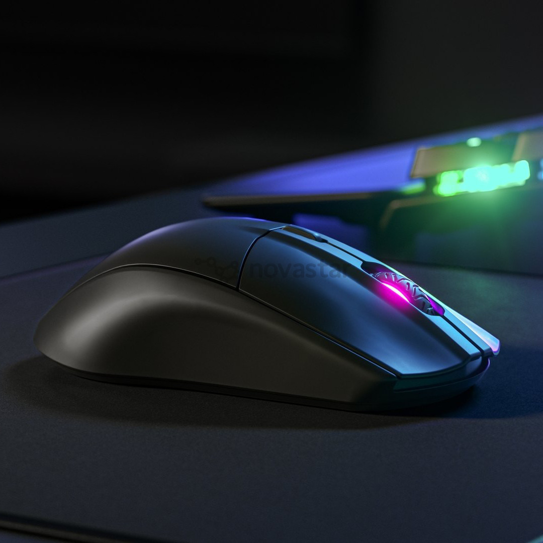 SteelSeries Rival 3 Wireless, juoda - Belaidė pelė