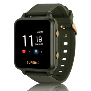 Išmanusis laikrodis GUDRUTIS Super G Active, Green