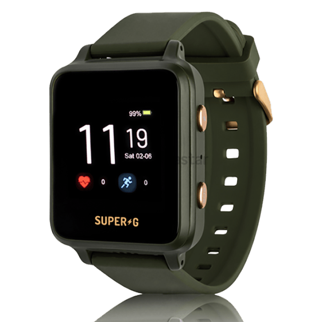 Išmanusis laikrodis GUDRUTIS Super G Active, Green