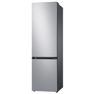 Samsung, NoFrost, 390 л, высота 203 см, серебристый - Холодильник