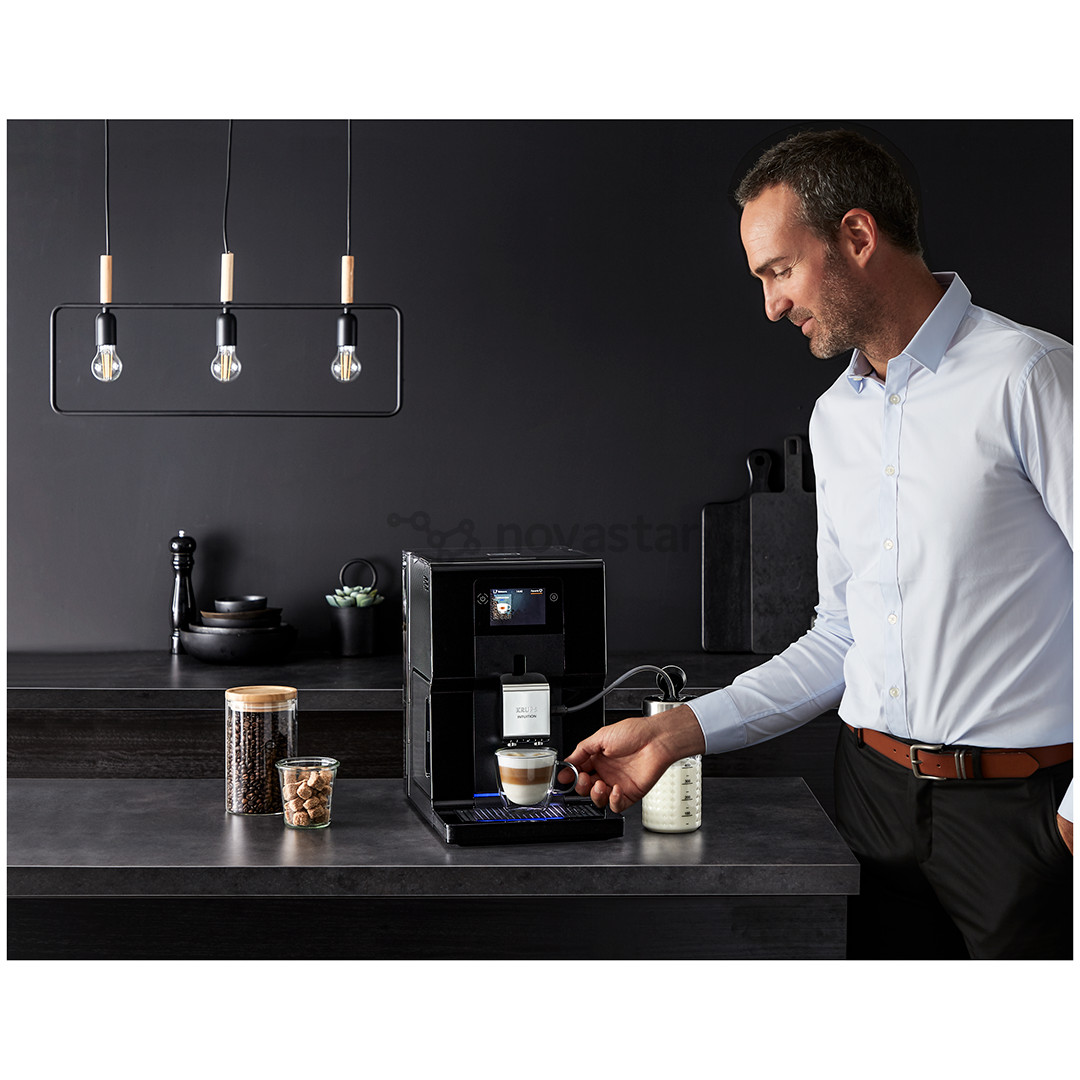 Krups Intuition Preference, juodas - Kavos aparatas