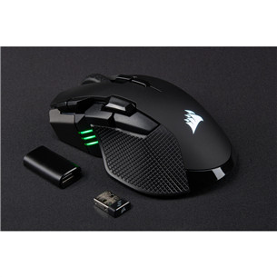 Pelė Corsair Ironclaw RGB, Belaidė