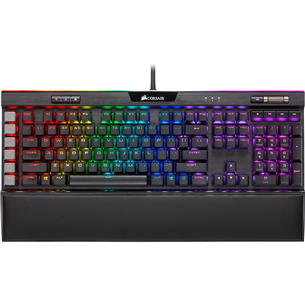 Klaviatūra Corsair K95 RGB Platinum XT Cherry MX Silver, Nordic