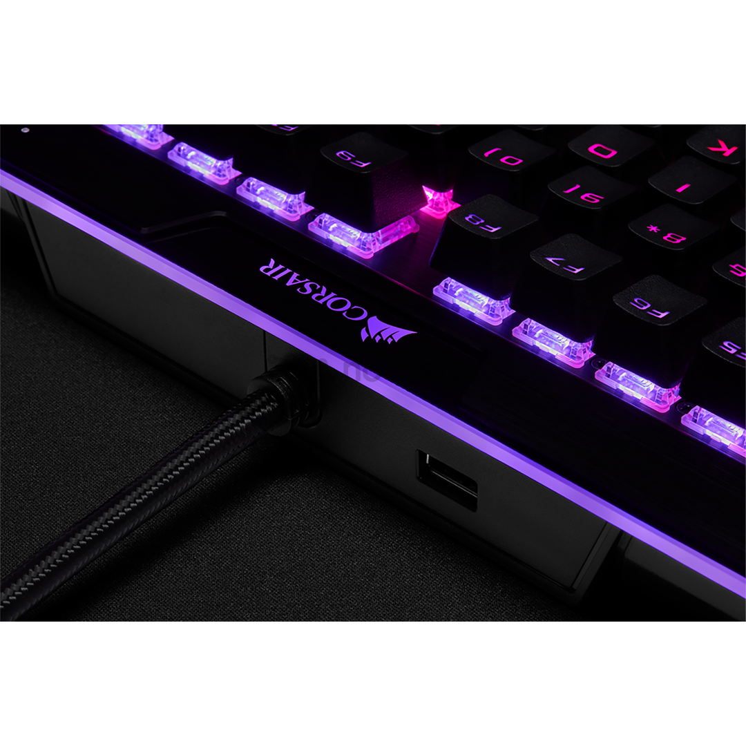 Klaviatūra Corsair K95 RGB Platinum XT Cherry MX Silver, Nordic