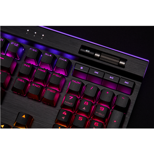 Klaviatūra Corsair K95 RGB Platinum XT Cherry MX Silver, Nordic