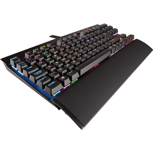 Klaviatūra Corsair K65 LUX TKL RGB Cherry MX Red, SWE, Laidinė
