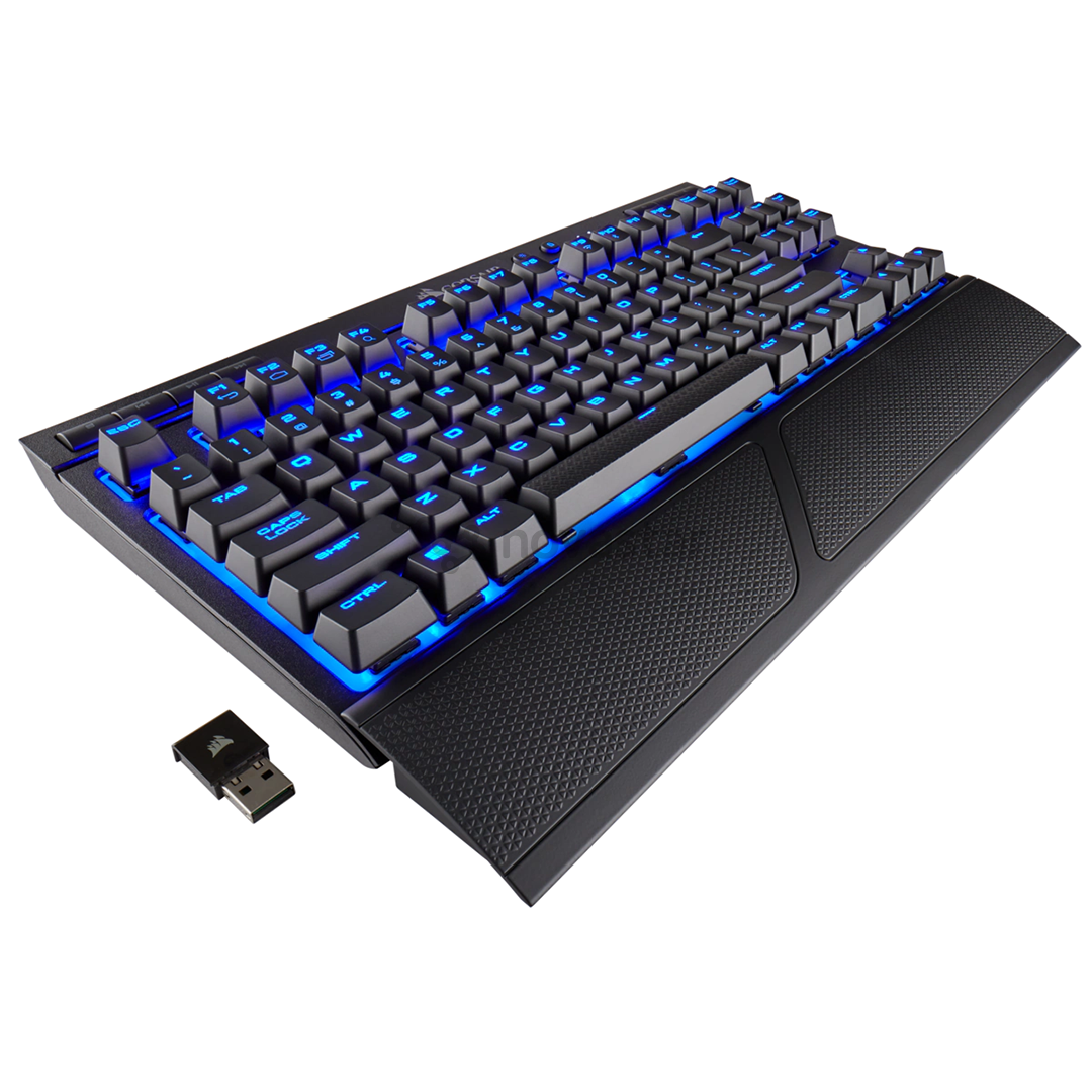Klaviatūra Corsair K63 Cherry MX Red, SWE, Belaidė