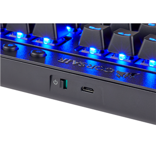 Klaviatūra Corsair K63 Cherry MX Red, SWE, Belaidė