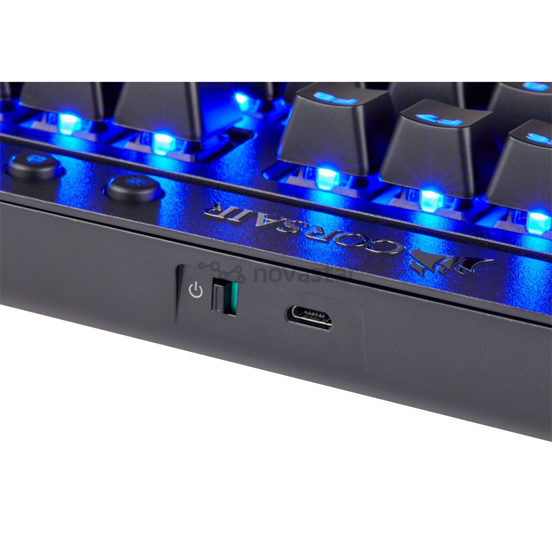 Klaviatūra Corsair K63 Cherry MX Red, SWE, Belaidė